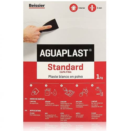 Beissier Aguaplast Masilla plástica (Blanco, 1 kg)