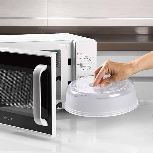 Tapa para microondas y horno con salida vapor libre de BPA, tapa microondas  dos medidas a elegir 24 o 27cm de diámetro, tapa microondas libre BPA,  utensilio cocina tapar comida muy resistente (