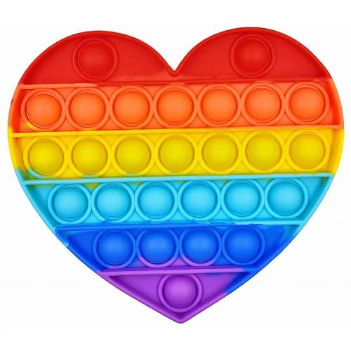 Fidget It Toy Juguete antiestres corazon  Multicolor