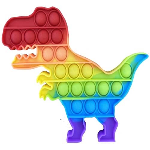 Fidget It Toy Juguete antiestres dinosaurio  Multicolor