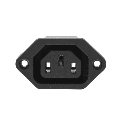 Conector de alimentacion C13 AC hembra  Negro 10 A