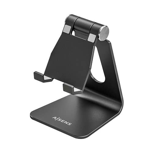 Soporte de sobremesa para telefono-tablet  Negro