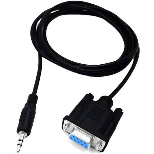Cable DB9 9 Pin hembra a Jack 2.5 mm TRS 1.8 M Negro