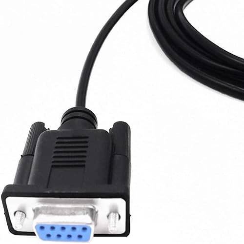 Cable DB9 9 Pin hembra a Jack 2.5 mm TRS 1.8 M Negro