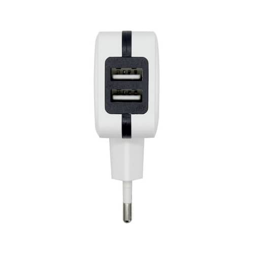 Cargador USB de pared 17W 5V 3.4A  Blanco