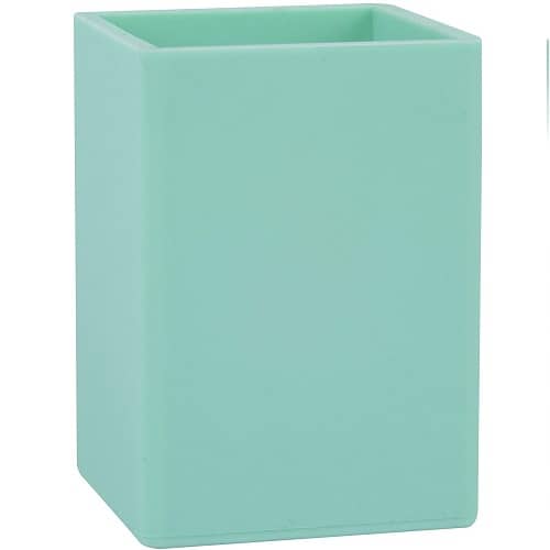 Portalapices silicona cuadrado  Verde