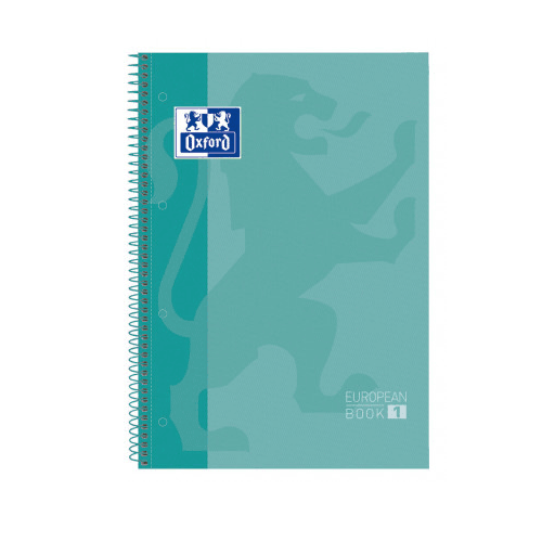 Cuaderno Oxford Classic 1 Linea - 80 Hojas A4 Turquesa