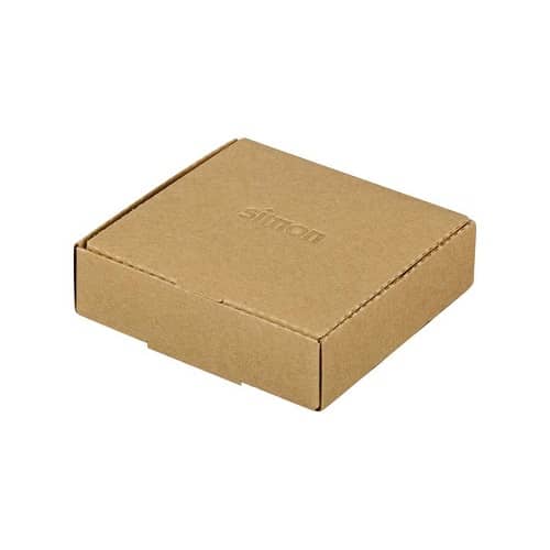 Tapa para base enchufe Schuko Simon 100  Blanco