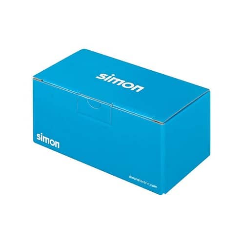 Kit 2 bases de enchufe schuko Simon 100  Negro 16 A