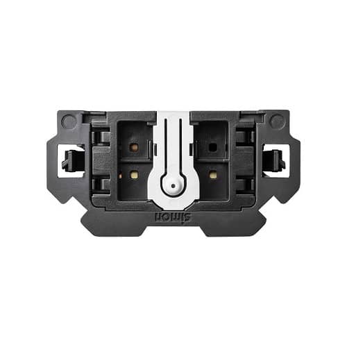 Mecanismo estrecho de Pulsador 10 A 250V Simon100  Negro 10 A