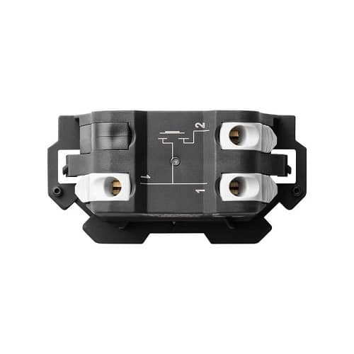 Mecanismo estrecho de Pulsador 10 A 250V Simon100  Negro 10 A