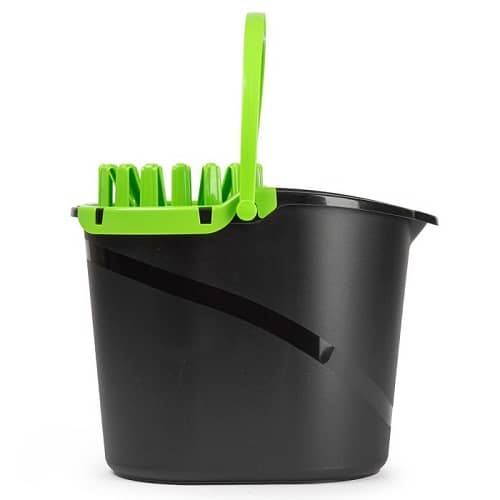 Cubo Fregona Escurrefacil menos esfuerzo para escurrir 14 Litros Verde