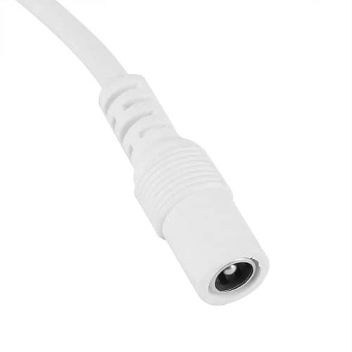 Cable alimentacion DC hembra-macho 5.5 x 2.1 mm 3 M Blanco