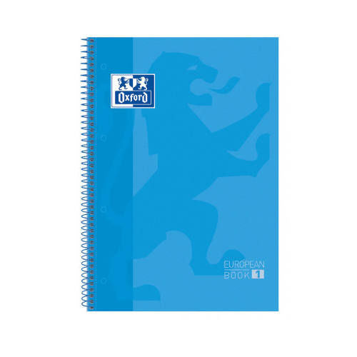 Cuaderno Oxford Classic 1 Linea - 80 Hojas A4 Azul