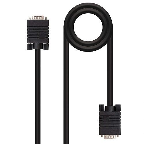 Cable SVGA sin ferrita macho 1.8 M Negro