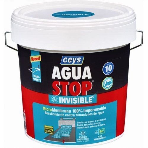 Micromembrana Impermeable Ceys Aguastop 4 L  Transparente
