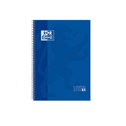 10 unidades, A4, clase 3, cabecera, 16 hojas, 90 g/m2 Oxford 100057954 Cuaderno para vocabulario color azul