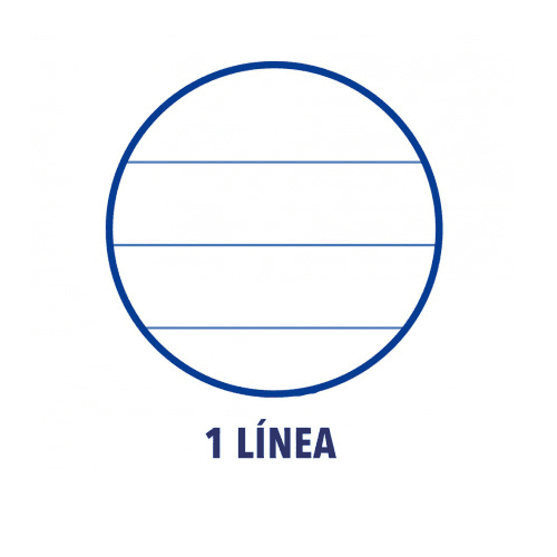 Cuaderno Oxford Classic 1 Linea - 80 Hojas A4 Azul oscuro