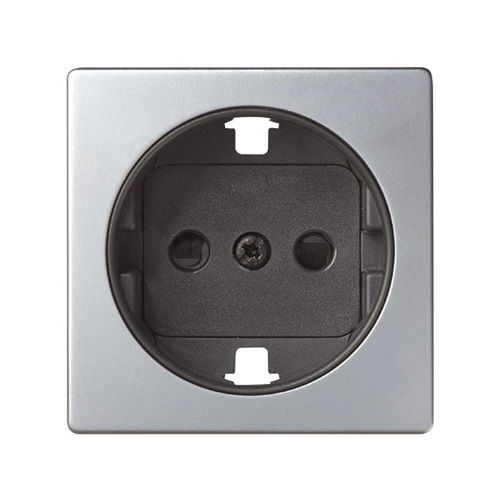 Tapa para base enchufe Schuko Simon 82  Gris