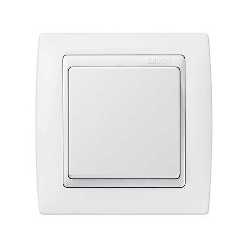 Marco compacto para 1 elemento Simon 82  Blanco