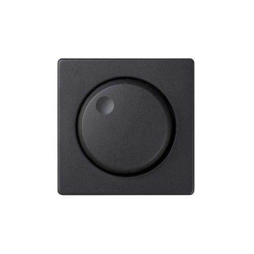 Regulador conmutador electronico giratorio Simon 82  Negro
