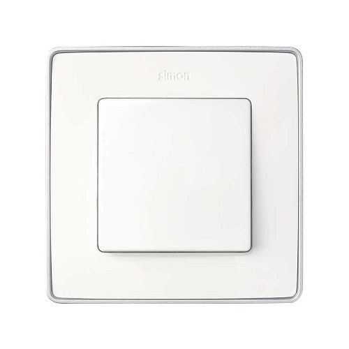Tecla para mecanismos ancha Simon 82  Blanco
