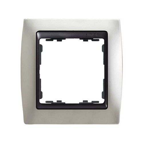 Marco compacto para 1 elemento Simon 82  Gris