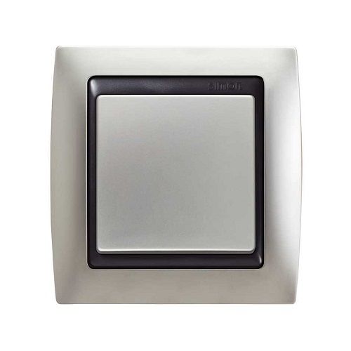 Marco compacto para 1 elemento Simon 82  Gris