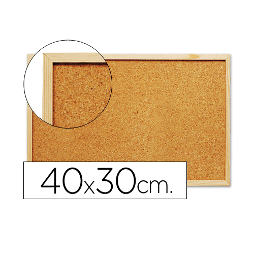 Tablero de corcho mural 40 x 30 cm