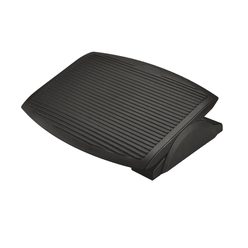 Reposapies ajustable Q-connect poliestireno  Negro