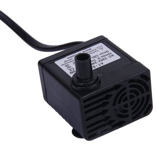 Bomba de agua sumergible para acuario AC 220V 5W  Negro