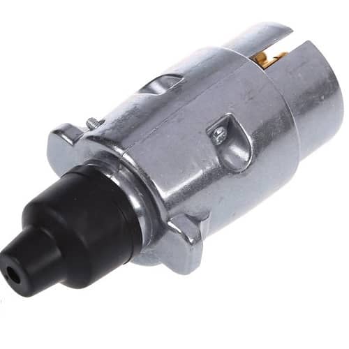 Enchufe de Remolque de 7 Pines 12V metalico Gris