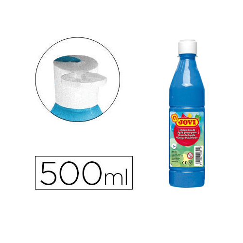 Tempera liquida Jovi 500 cc  Azul claro