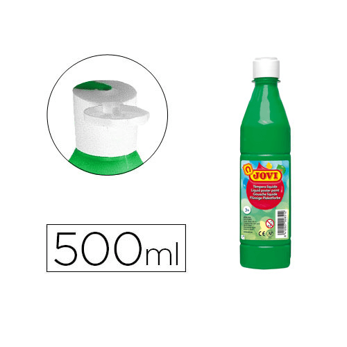 Tempera liquida Jovi 500 cc  Verde