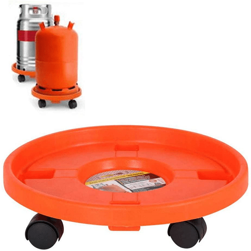 Soporte para bombona butano 33.5 cm  Naranja