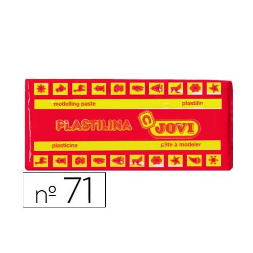 Plastilina Jovi 150 gr  Rojo
