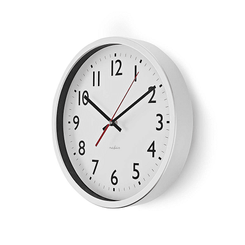 Reloj de pared 25 cm  Blanco