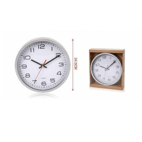 Reloj de pared 25 cm  Blanco