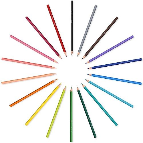Caja 24 Lapices de Colores Bic Tropicolors  Multicolor
