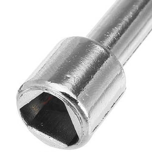 CABLEPELADO Llave triangular de 9 mm ascensor elevador Gris