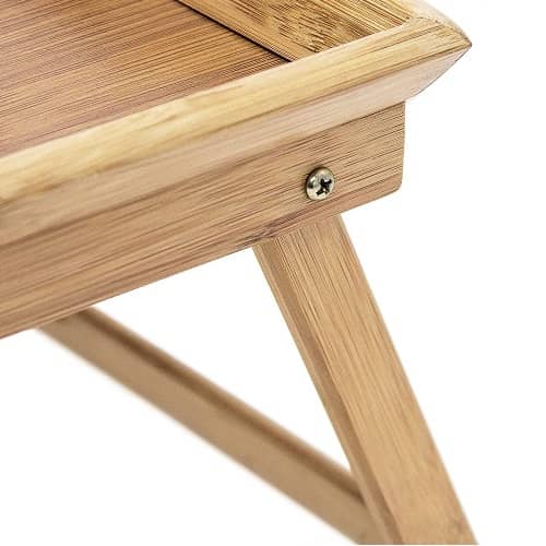 Bandeja con patas mesa plegable 50 x 30 cm