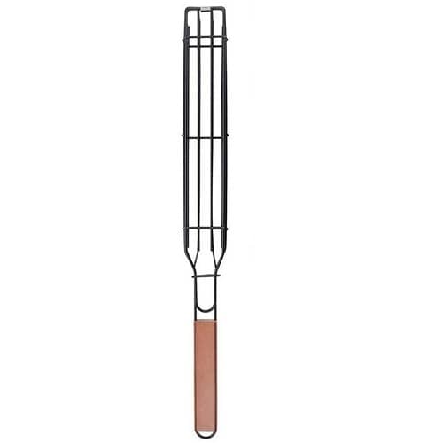 Parrilla cesta para pinchos barbacoa inox