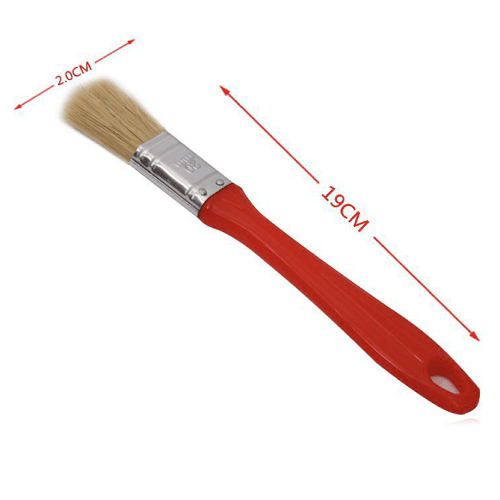 Paletina pintura doble cerda 20 mm Rojo