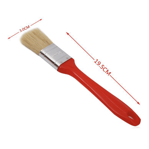 Paletina pintura doble cerda 30 mm Rojo