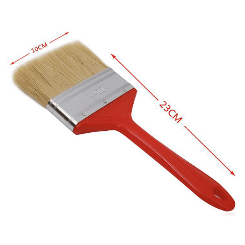 Paletina pintura doble cerda 100 mm Rojo