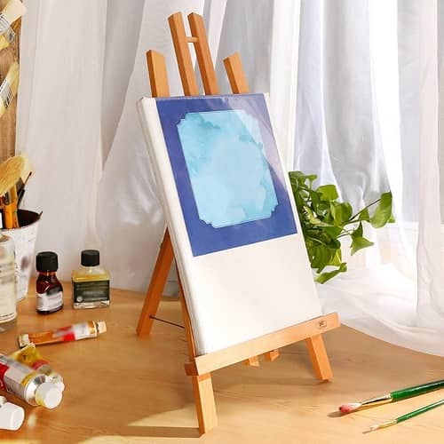 Mini-caballete de pintura para escritorio 40 cm