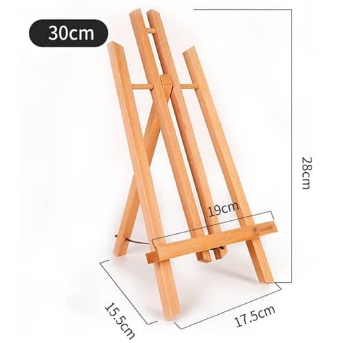 Mini-caballete de pintura para escritorio 30 cm