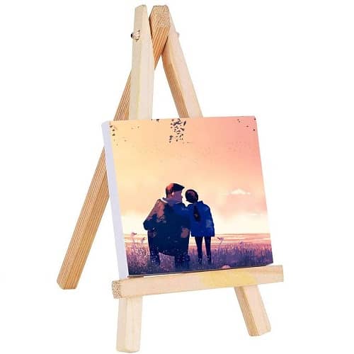 Mini-caballete de pintura para escritorio 24 cm