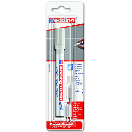 Edding 8200 Marcador para juntas Punta Redonda  Gris