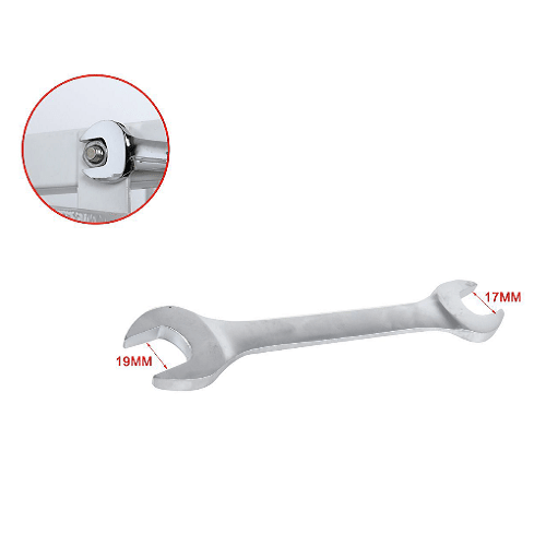 Llave inglesa fija 17 x 19 mm Gris